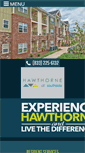 Mobile Screenshot of hawthorneatsouthsideapts.com